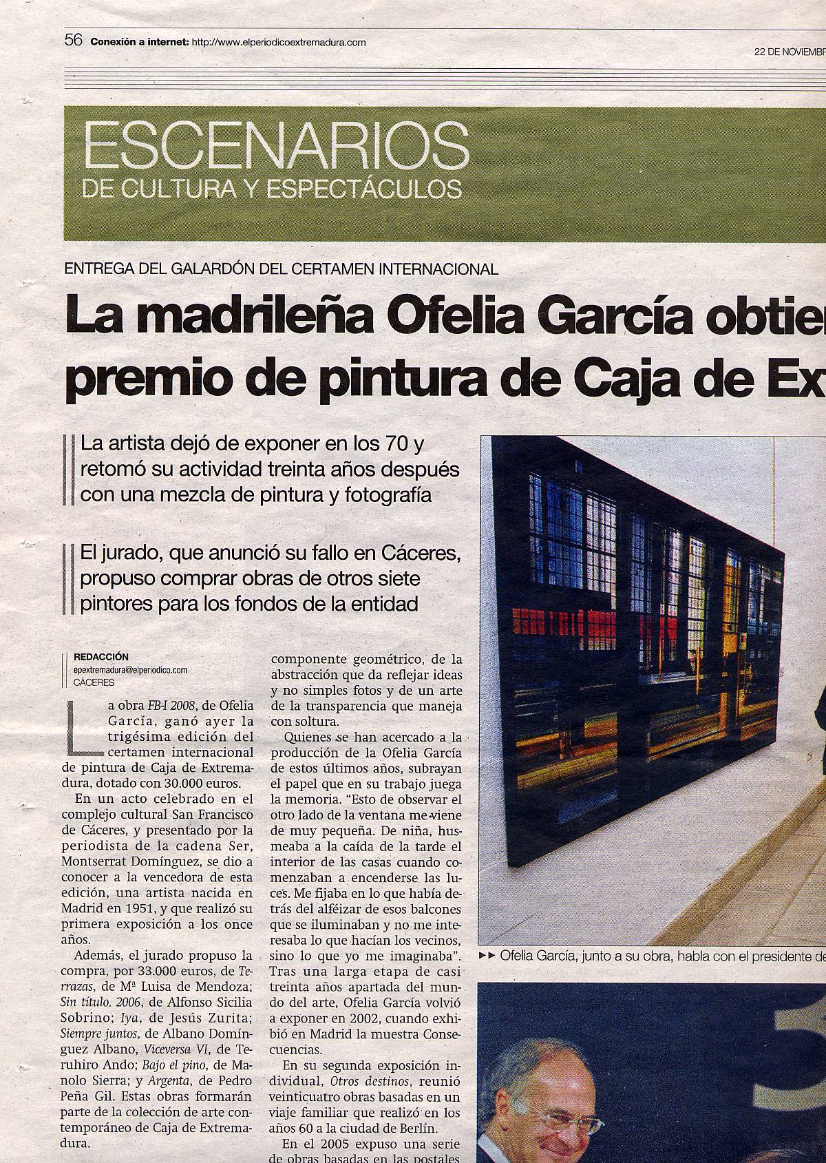 Periódico de Extremadura · Certamen de pintura Caja Extremadura